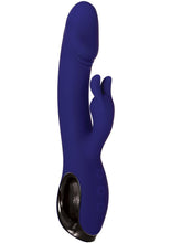 Load image into Gallery viewer, Bunny Buddy Rechargeable Silicone Dual Vibrator with Clitoral Stimulator - Purple
