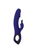 Load image into Gallery viewer, Bunny Buddy Rechargeable Silicone Dual Vibrator with Clitoral Stimulator
