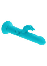 Load image into Gallery viewer, Bunny Hop Rechargeable Silicone Throbbing Rabbit Vibrator
