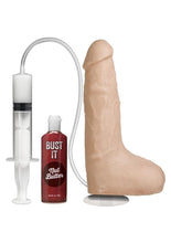 Load image into Gallery viewer, Bust It Squirting Dildo - Vanilla - 8.5in
