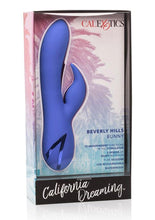 Load image into Gallery viewer, California Dreaming Beverly Hills Bunny Silicone USB Rechargeable Multifunction Waterproof - Blue/Purple
