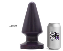 Load image into Gallery viewer, ErotixxxToys "Candy Cane Butt Plug" XLarge (Black)
