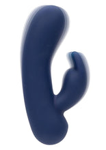 Load image into Gallery viewer, Cashmere Silk Bunny Rechargeable Silicone Rabbit Vibrator - Blue
