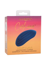 Load image into Gallery viewer, Cashmere Velvet Curve Rechargeable Silicone Massager - Blue
