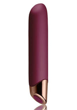 Load image into Gallery viewer, Chaiamo Rechargeable Silicone Vibrator - Burgundy
