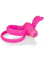 Load image into Gallery viewer, Charged Ohare XL Silicone USB Rechargeable Wearable Rabbit Vibrating Cock Ring Pink (Individual
