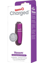 Load image into Gallery viewer, Charged Vooom Rechargeable Waterproof Bullet Vibrator - Purple
