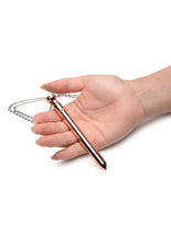 Load image into Gallery viewer, Charmed Rechargeable Stainless Steel 7x Vibrating Necklace
