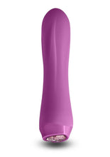 Load image into Gallery viewer, Charms Fern Rechargeable Silicone Mini Vibrator - Purple

