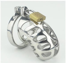 Load image into Gallery viewer, Chastity Cage with Spiked Ring - 1.87 inch/47mm
