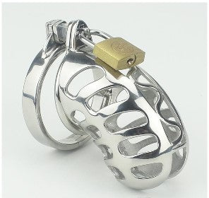 Chastity Cage with Spiked Ring - 2 inch/50mm