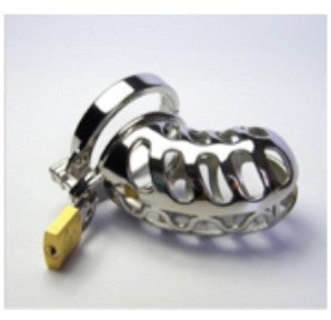 Chastity Cage with Spiked Ring - 1.87 inch/47mm