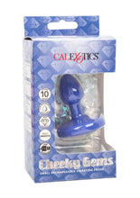 Load image into Gallery viewer, Cheeky Gems Rechargeable Silicone Vibrating Probe - Blue - Small
