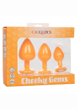 Load image into Gallery viewer, Cheeky Gems Silicone Anal Training Kit - Orange
