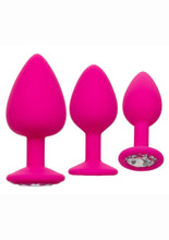 Load image into Gallery viewer, Cheeky Gems Silicone Anal Training Kit - Pink
