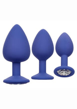 Load image into Gallery viewer, Cheeky Gems Silicone Anal Training Kit - Purple

