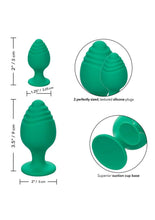 Load image into Gallery viewer, Cheeky Silicone Textured Anal Plugs
