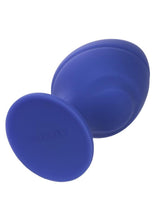 Load image into Gallery viewer, Cheeky Silicone Textured Anal Plugs - Blue/Purple - Large/Small - Set Of 2
