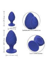 Load image into Gallery viewer, Cheeky Silicone Textured Anal Plugs
