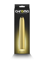 Load image into Gallery viewer, Chroma Classic Rechargeable Vibrator - Gold - 7in
