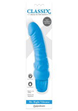 Load image into Gallery viewer, Classix Mr. Right Vibrator - Blue
