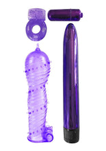 Load image into Gallery viewer, Classix Ultimate Pleasure Couple's - Purple - 4 Piece Kit
