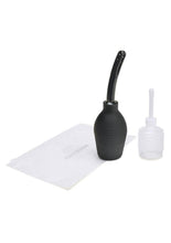 Load image into Gallery viewer, Cleanscene Medical Grade Douche Set with Soft Nozzle - Black - 4 Piece
