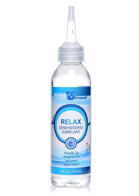 Cleanstream Relax Desensitizing Anal Lube with Dispensing Tip - 4oz