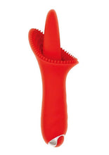 Load image into Gallery viewer, Clit-Tastic Luscious Clit Licker Rechargeable Silicone Clitoral Vibrator - Red
