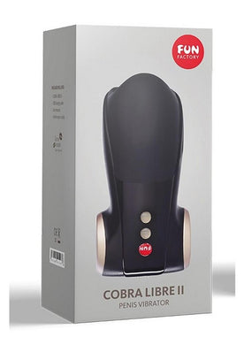 Cobra Libre II Silicone Penis Head Masturbator - Black