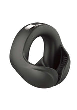 Load image into Gallery viewer, Cockpower Scrotum Hugger Rechargeable Silicone Cock Ring - Black
