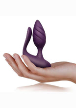 Load image into Gallery viewer, Cocktail Rechargeable Silicone Couples Vibrator with Remote Control
