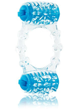 Load image into Gallery viewer, Color Pop Quickie Two-O Silicone Dual Vibrating Cock Ring
