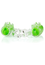 Load image into Gallery viewer, Color Pop Quickie Two-O Silicone Dual Vibrating Cock Ring
