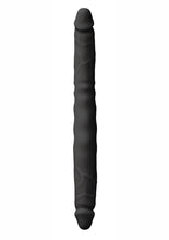 Load image into Gallery viewer, Colours Double Pleasures Silicone Double Dildo - Black - 12in
