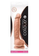 Load image into Gallery viewer, Colours Dual Density Silicone Dildo - Vanilla - 5in
