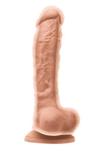Load image into Gallery viewer, Colours Dual Density Silicone Dildo - Vanilla - 8in
