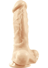 Load image into Gallery viewer, Colours Pleasures Silicone Thick Dildo - Vanilla/White - 5in
