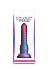 Load image into Gallery viewer, Colours Stacked Silicone Dildo
