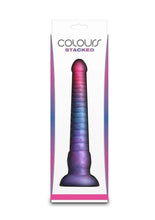 Load image into Gallery viewer, Colours Stacked Silicone Dildo
