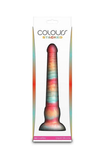 Colours Stacked Silicone Dildo