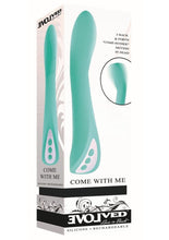 Load image into Gallery viewer, Come with Me Rechargeable Silicone Vibrator - Green
