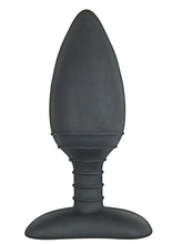 Load image into Gallery viewer, Commander Beginner&#39;s Silicone Rechargeable Vibrating Warming Butt Plug - Black
