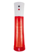 Load image into Gallery viewer, Commander Electric Rechargeable Penis Pump - Red
