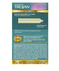 Trojan Ultra Thin Condoms - 12 Pack