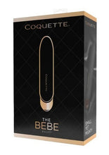 Load image into Gallery viewer, Coquette The Bebe Rechargeable Silicone Bullet - Black/Gold
