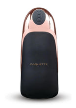 Load image into Gallery viewer, Coquette The Hedonist Rechargeable Silicone Stroker - Black/Gold
