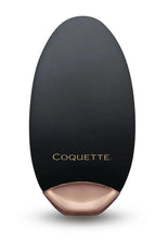 Load image into Gallery viewer, Coquette The Lay Me Down Rechargeable Silicone Vibrator - Black/Gold
