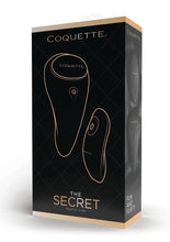 Load image into Gallery viewer, Coquette The Secret Panty Vibe Rechargeable Silicone Clitoral Vibrator - Black
