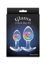 Load image into Gallery viewer, Cosmic Glams Silicone Anal Plug Kit - Multicolor/Rainbow - 2pc/Set
